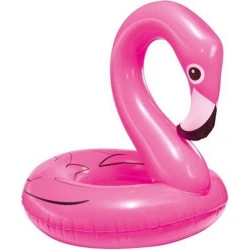 Надувной круг Imaginarium Fresh & Fun Flamingo в форме фламинго, детский, розовый, 72х72см