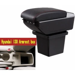 Подлокотник автомобильный для Hyundai i30, черный Подлокотник автомобильный для Hyundai i30, черный