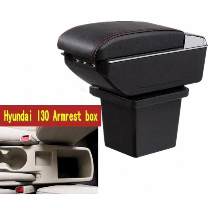 Avtomobil üçün qol dayağı Hyundai i30 üçün, qara Avtomobil üçün qol dayağı Hyundai i30 üçün, qara