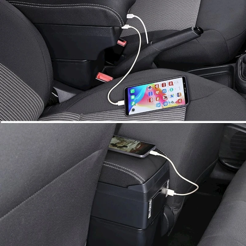 Avtomobil üçün qol dayağı Hyundai i30 üçün, qara Avtomobil üçün qol dayağı Hyundai i30 üçün, qara