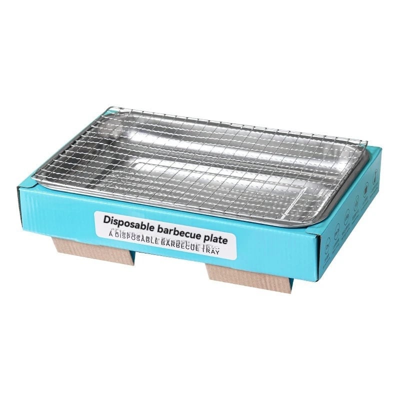 Təkistifadəlik manqal - barbekyu, kömür paketi ilə birlikdə