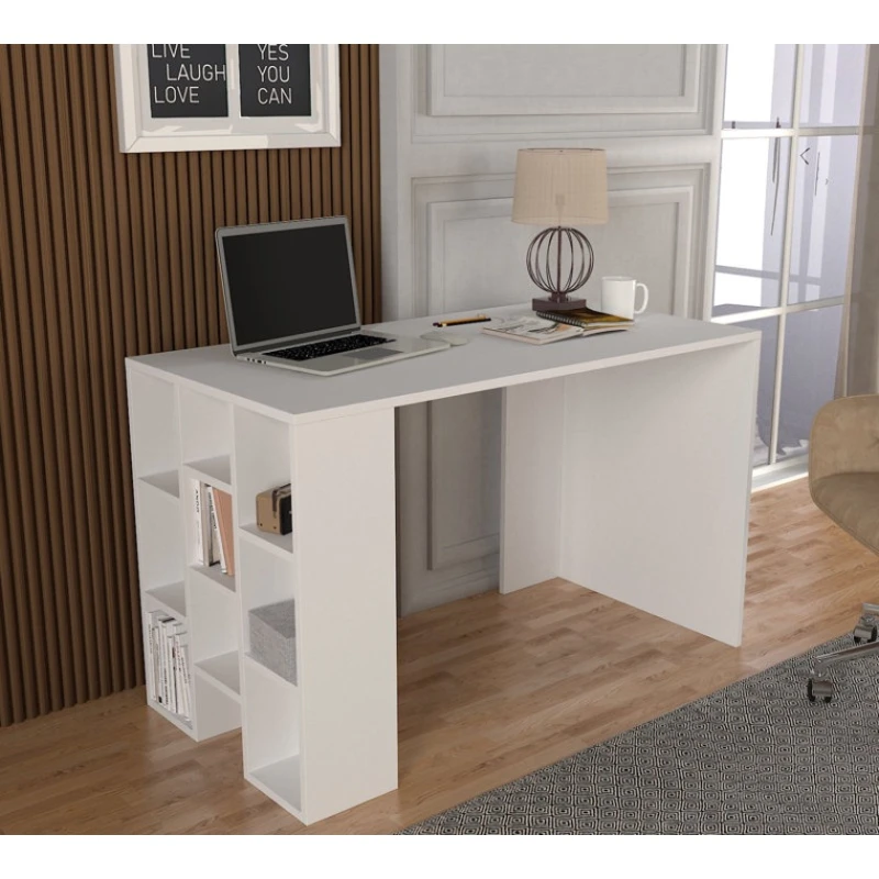 Kompüter masası Art Mebel Art_Komp_Masası 165, ağ, 75x110x60 sm