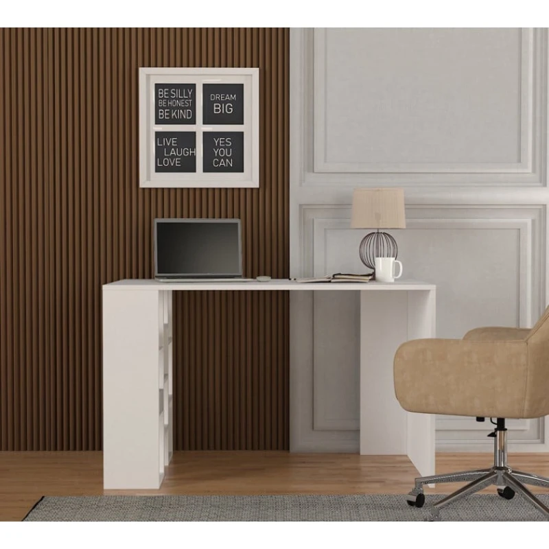 Kompüter masası Art Mebel Art_Komp_Masası 165, ağ, 75x110x60 sm