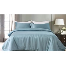 Yataq dəsti Askona Solid Tencel 1119, yorğan üzləri 200х220 sm, yastıq üzləri 50х70 sm, avro, evkalipt lif, пыльный голубой, mavi