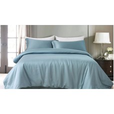 Yataq dəsti Askona Solid Tencel 1119, yorğan üzləri 200х220 sm, yastıq üzləri 50х70 sm, avro, evkalipt lif, пыльный голубой, mavi