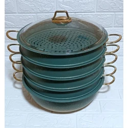 Мантоварка Oms SHA-00004374, гранит, зеленая, 32 см