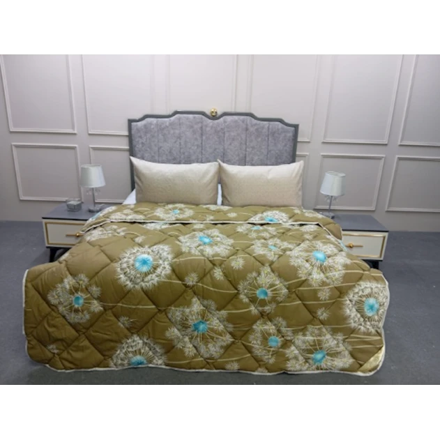 Одеяло TZE-715, 160x220 см, односпальное, зимнее, велюр, разноцветный