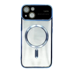 Чехол Auto Focus Magsafe для Apple iPhone 14 Blue