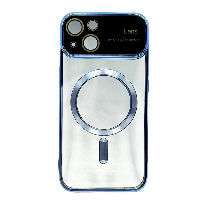 Чехол Auto Focus Magsafe для Apple iPhone 14 Blue Чехол Auto Focus Magsafe для Apple iPhone 14 Blue