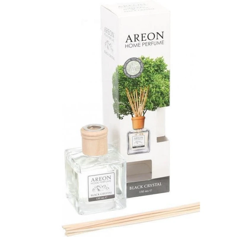 Ароматический диффузор Areon Home Perfume Black Crystal, 150 мл, черный Ароматический диффузор Areon Home Perfume Black Crystal, 150 мл, черный