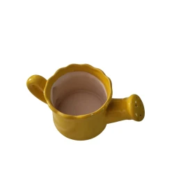 Декоративный горшок multo151, керамика, желтый, 11х12 см