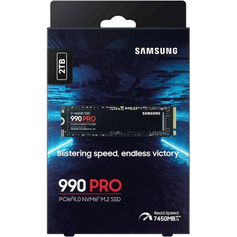 SSD накопитель Samsung 2TB 990 Pro PCIe 4.0 NVMe SSD накопитель Samsung 2TB 990 Pro PCIe 4.0 NVMe