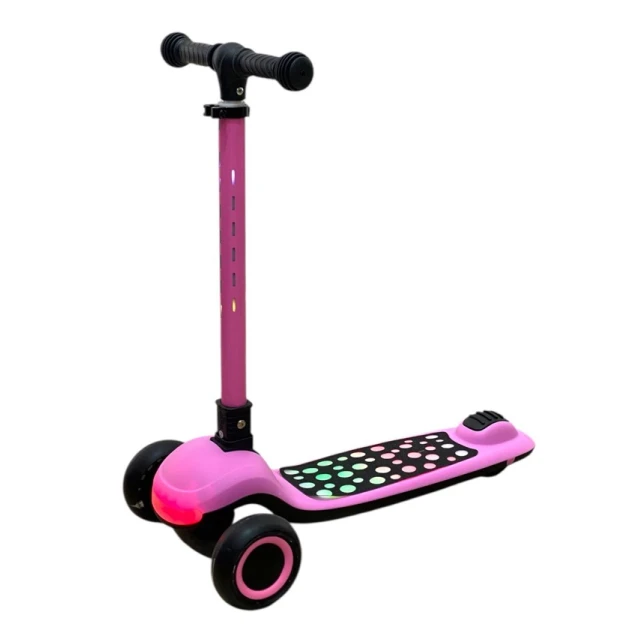 Uşaqlar üçün samokat M6773, çəhrayı