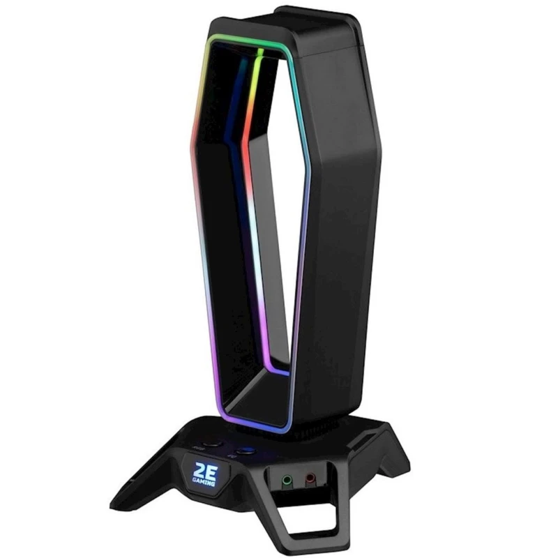 Подставка для гарнитуры 2E Gaming RGB 7.1 USB Black (2E-GST330UB)