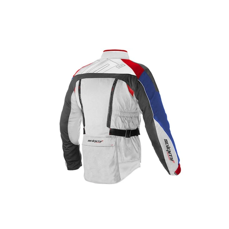 Kişilər üçün gödəkçə Seventy Degrees SD-JT43 Touring Winter, ölçü L, ağ/qırmızı/göy Kişilər üçün gödəkçə Seventy Degrees SD-JT43 Touring Winter, ölçü L, ağ/qırmızı/göy