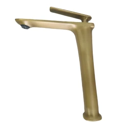 Кран мойдодыр, латунь, золотистый, 25 см