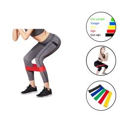 Набор эластичных лент 1615, длина 29 см, полиуретан, товар в ассортименте Набор эластичных лент 1615, длина 29 см, полиуретан, товар в ассортименте