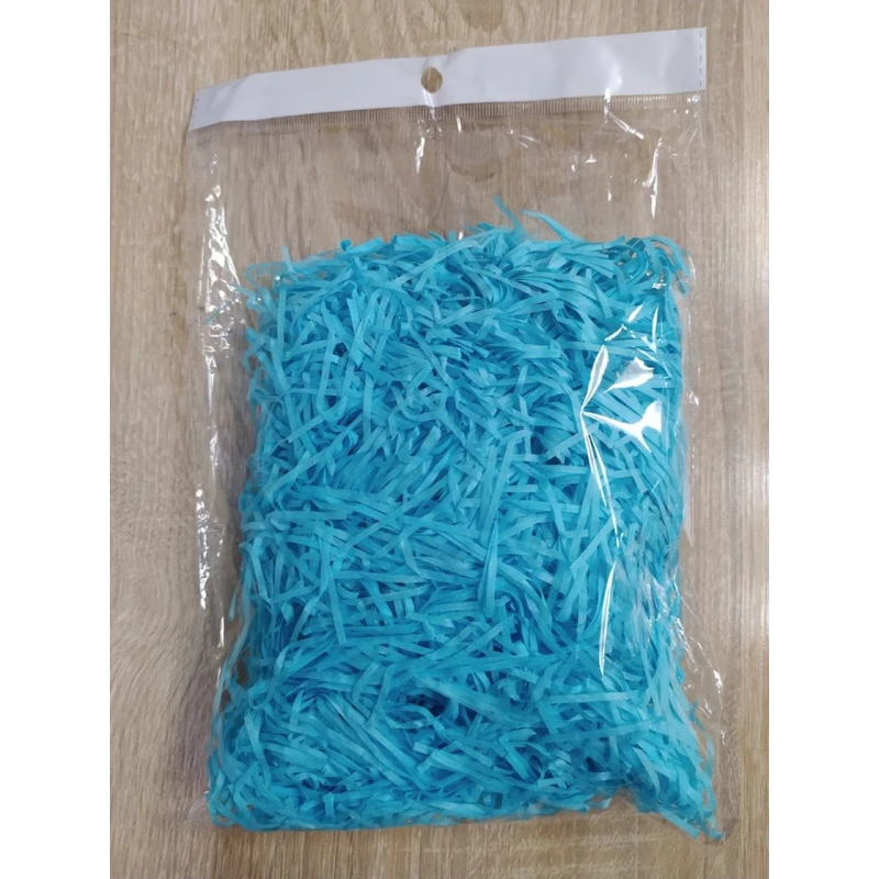 Hədiyyə qutuları üçün doldurucu, mavi