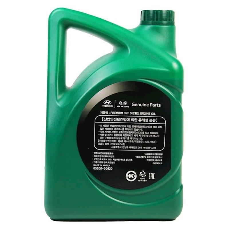 Моторное масло Hyundai/Kia Premium DPF, 6 л Моторное масло Hyundai/Kia Premium DPF, 6 л