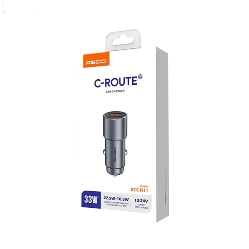 Автомобильное зарядное устройство Recci C-Route RCC-N11 Автомобильное зарядное устройство Recci C-Route RCC-N11
