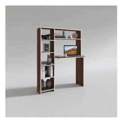 Компьютерный стол Art_Komp_Masası 61, коричневый, 142x114x40 см