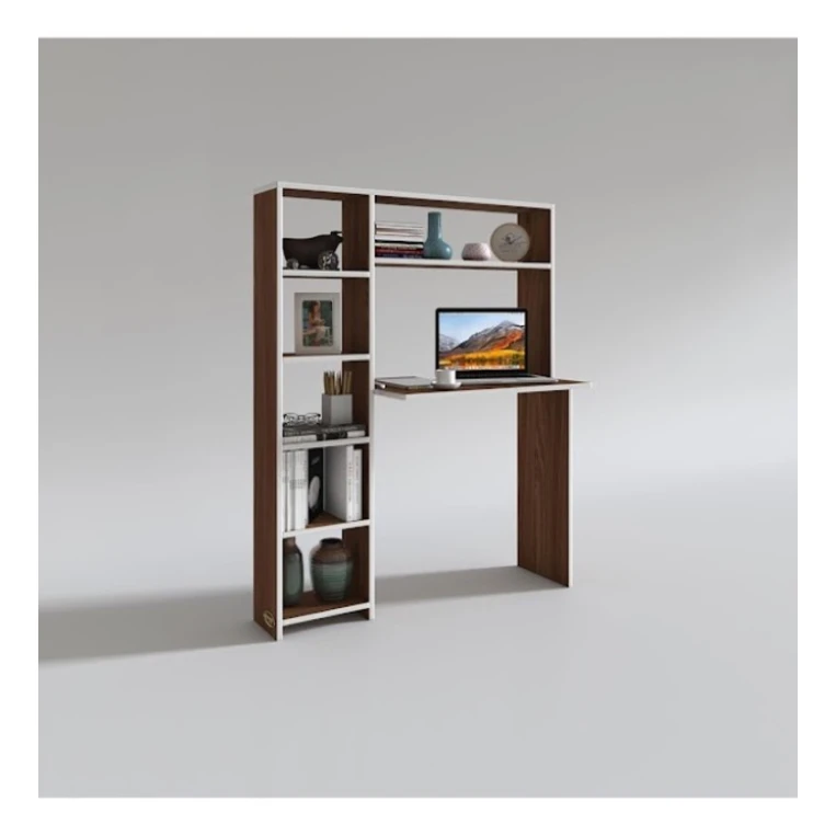 Компьютерный стол Art_Komp_Masası 61, коричневый, 142x114x40 см