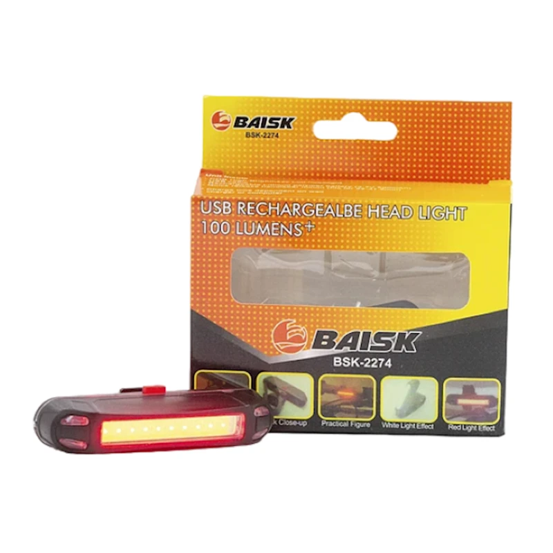 Velosiped fənəri ağ/qırmızı Velosiped fənəri ağ/qırmızı