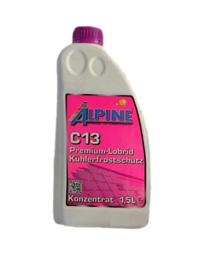 Antifriz Alpine C13 Premium Кuhlerfrostschutz konsentrat Bənövşəyi 1.5 L