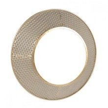 Divar güzgüsü, 70x7.5 sm, şüşə/metal, qızılı