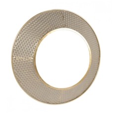 Divar güzgüsü, 70x7.5 sm, şüşə/metal, qızılı
