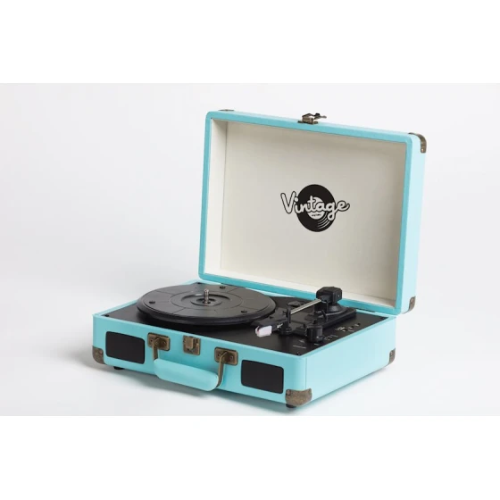Проигрыватель виниловых пластинок Vintage Blue Classic
