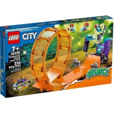 Konstruktor LEGO City Stuntz Smashing Chimpanzee Stunt Loop 60338, 7+ yaş, 226 hissə
