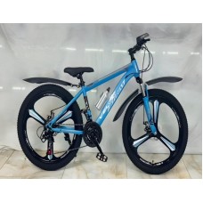 Şəhər velosipedi Velosiped, qatlanan, ölçü 24, su qabı, duralminium pedal, alminium disk, 2 təkər, sürətlərin sayı 21 - BB-807