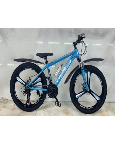 Şəhər velosipedi Velosiped, qatlanan, ölçü 24, su qabı, duralminium pedal, alminium disk, 2 təkər, sürətlərin sayı 21 - BB-807