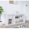 Подставка для обуви Ev Plus 12115627, ЛДСП, белая, 35х45х100 см Подставка для обуви Ev Plus 12115627, ЛДСП, белая, 35х45х100 см