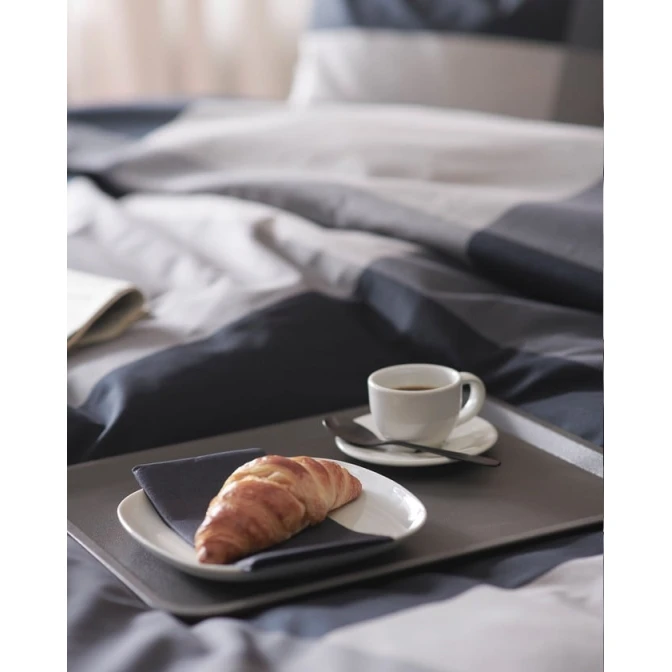 Поднос IKEA Tillgang, пластик, 37x29 см, серый Поднос IKEA Tillgang, пластик, 37x29 см, серый