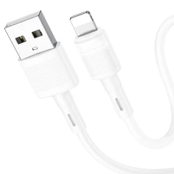 Кабель Hoco X83 Victory USB - Lightning White, 1 m