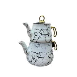 İkimərtəbəli çaydan sweet-maxi 15-2311, qranit, ağ