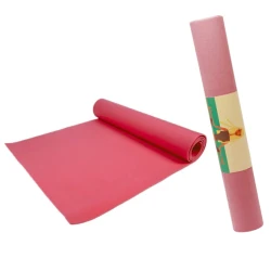 Мат для йоги Eva WS0718, красный, 173x61x0.6 см