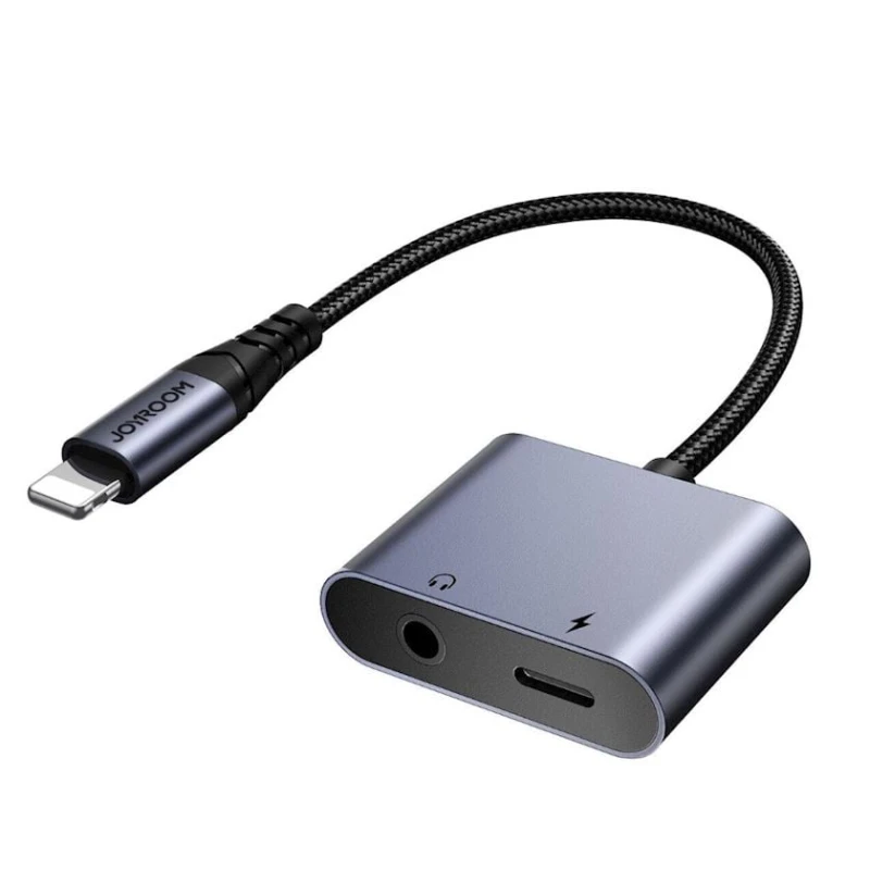 Адаптер Joyroom SY-L01 Lightning to Lightning/Mini jack 3.5 mm