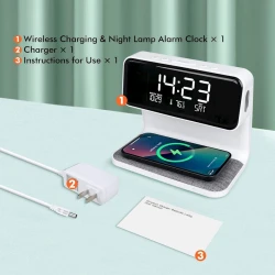 Zəngli saat simsiz enerji toplama ilə Nalacal ‎KB6302