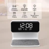 Часы-будильник с беспроводной зарядкой Nalacal KB6302 Часы-будильник с беспроводной зарядкой Nalacal KB6302
