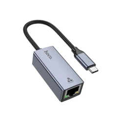 Адаптер Hoco UA37 USB Type-C to RJ-45