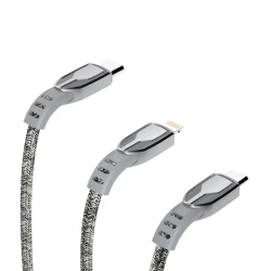 Кабель USB DUDAO L3PROL Lightning, 1 м, Серый