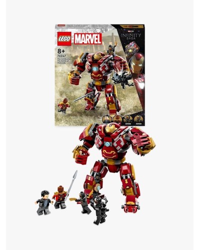 Konstruktor LEGO Marvel Super Heroes The Hulkbuster: The Battle of Wakanda 76247, 8+ yaş, 385 hissə