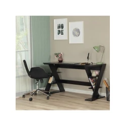 Компьютерный стол Art_Komp_Masası 25, черный, 140x60x75 см