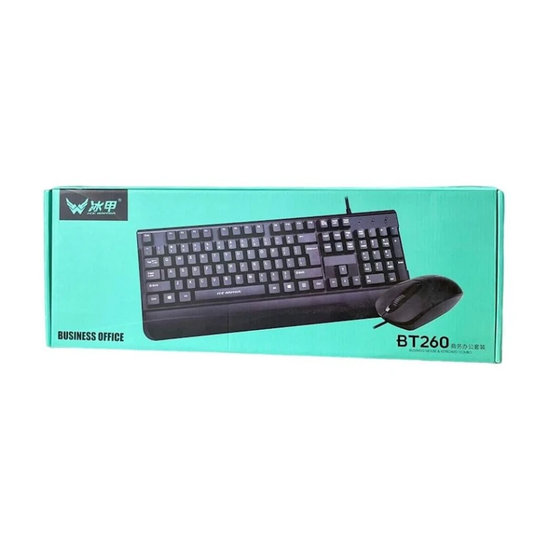 Комплект клавиатура и мышь Ice Armor BT260 Black Комплект клавиатура и мышь Ice Armor BT260 Black