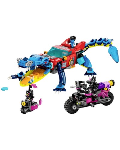 Konstruktor LEGO Crocodile Car 71458, 8+ yaş, 494 hissə