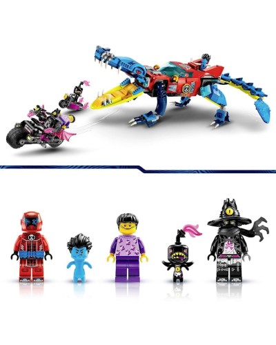 Konstruktor LEGO Crocodile Car 71458, 8+ yaş, 494 hissə
