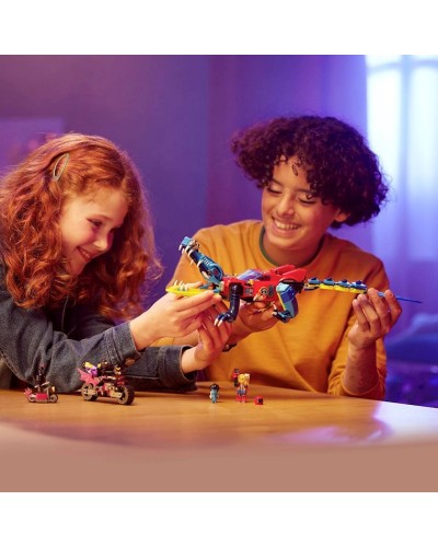Konstruktor LEGO Crocodile Car 71458, 8+ yaş, 494 hissə